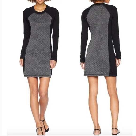 Smartwool | Diamond Peak Quilted Dress in Black Heather, Merino wool blend - Picture 12 of 12